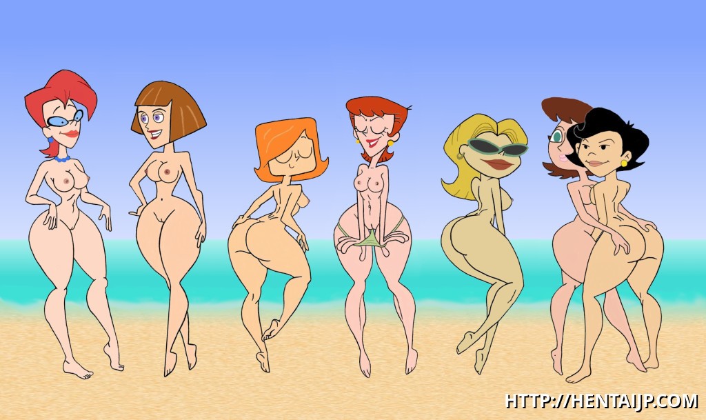 Lila Test is an often guest at nudist beach for TV milfs! â€“ Johnny Test Porn